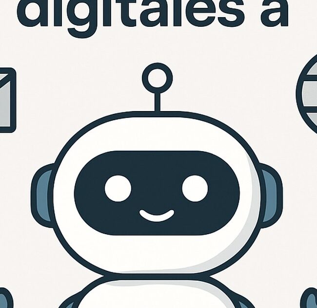 Ilustración de aprende a delegar tareas digitales a ia con estilo tecnológico y limpio.