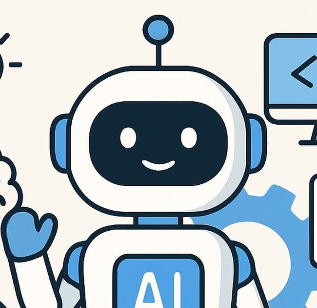 Ilustración de ia hacer más llevadero trabajo remoto con estilo tecnológico y limpio.