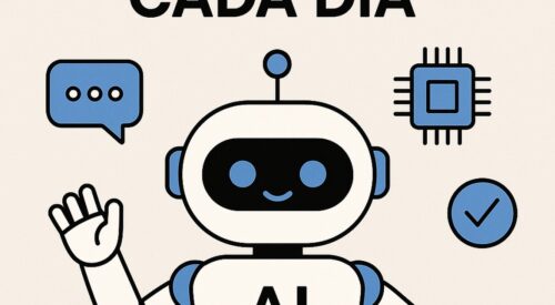 Ilustración de 10 prompts que puedes usar cada mañana empezar con estilo tecnológico y limpio.