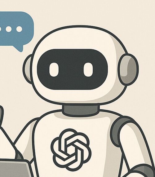 Ilustración de chatgpt padres cómo usarlo educar organizarse con estilo tecnológico y limpio.