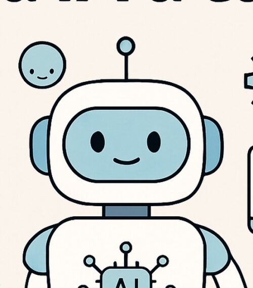 Ilustración de cómo adaptar ia a tu estilo vida trabajo con estilo tecnológico y limpio.