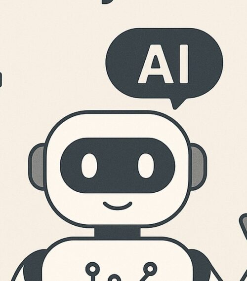 Ilustración de cómo ia puede ayudarte si eres freelance o con estilo tecnológico y limpio.