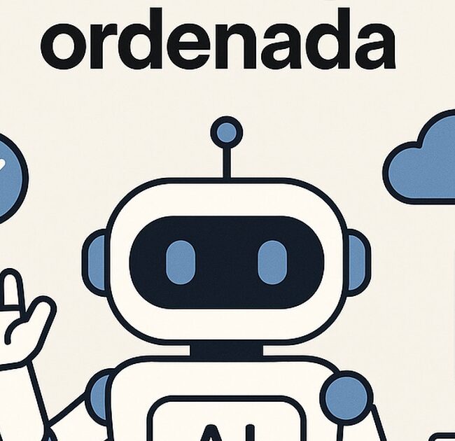 Ilustración de cómo mantener tu vida digital ordenada ia con estilo tecnológico y limpio.