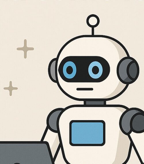 Ilustración de cómo programar tu día como lo haría asistente con estilo tecnológico y limpio.