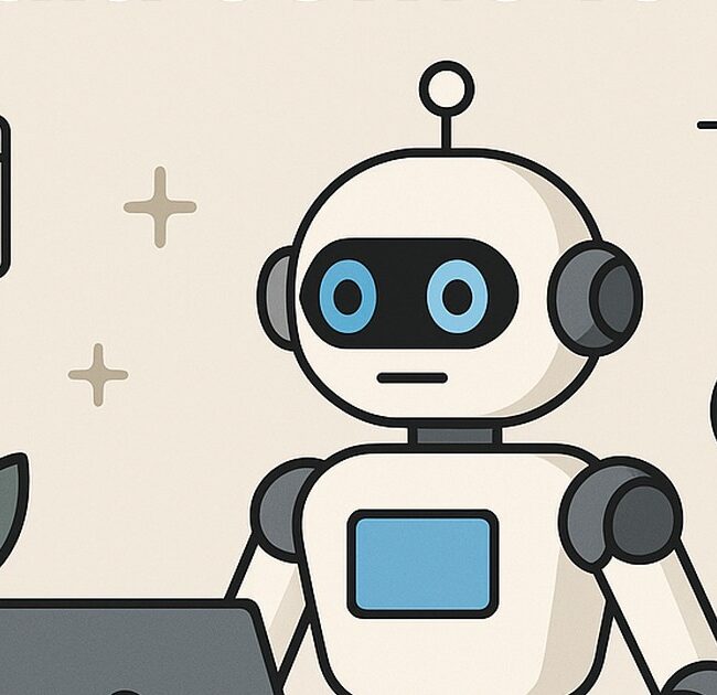 Ilustración de cómo programar tu día como lo haría asistente con estilo tecnológico y limpio.