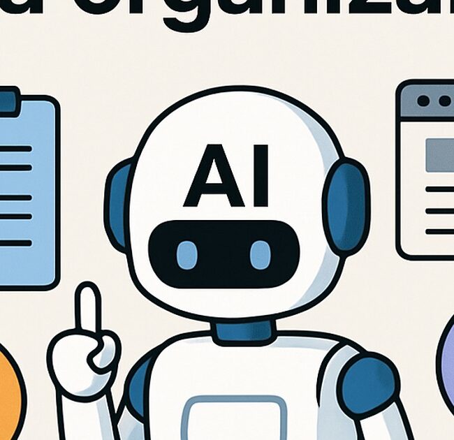 Ilustración sobre cómo usar IA para organizar tu día