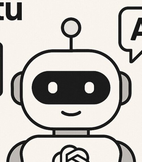 Ilustración de consejos integrar chatgpt tu rutina diaria con estilo tecnológico y limpio.