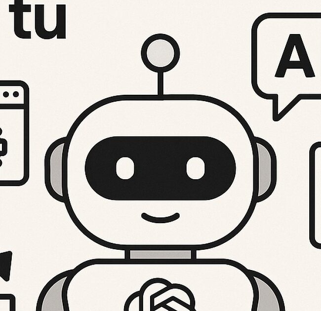 Ilustración de consejos integrar chatgpt tu rutina diaria con estilo tecnológico y limpio.