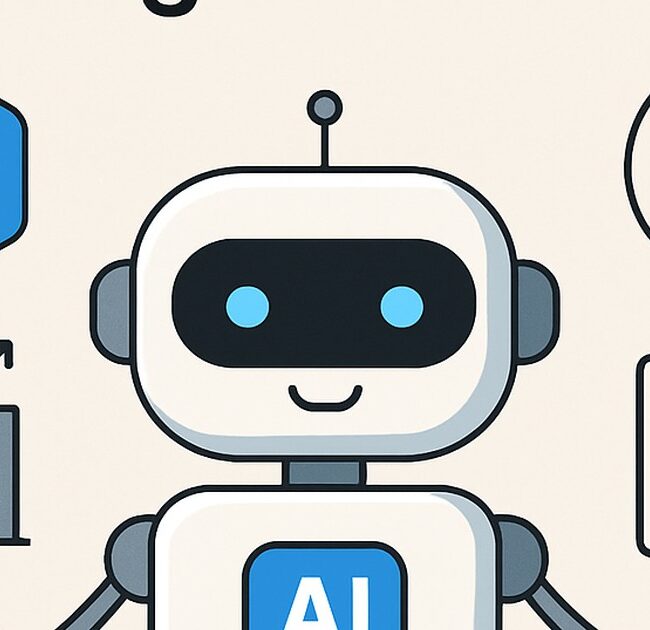 Ilustración de copilot vs chatgpt gestión proyectos ventajas límites con estilo tecnológico y limpio.