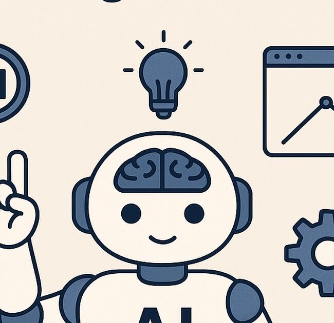 Ilustración de detecta oportunidades negocio ia con estilo tecnológico y limpio.