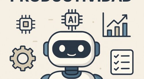 Ilustración de rol ia educación tus hijos con estilo tecnológico y limpio.