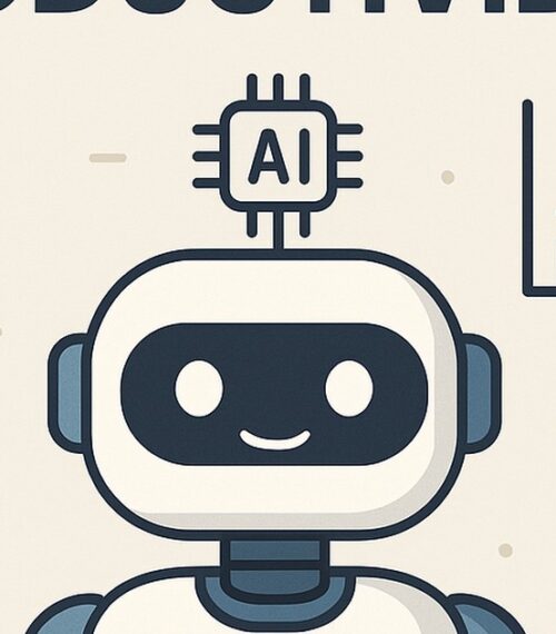 Ilustración de rol ia educación tus hijos con estilo tecnológico y limpio.