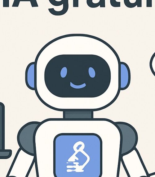 Ilustración de ia pago vs ia gratuita realmente merece pena con estilo tecnológico y limpio.