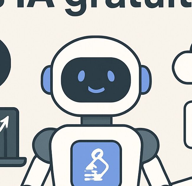 Ilustración de ia pago vs ia gratuita realmente merece pena con estilo tecnológico y limpio.