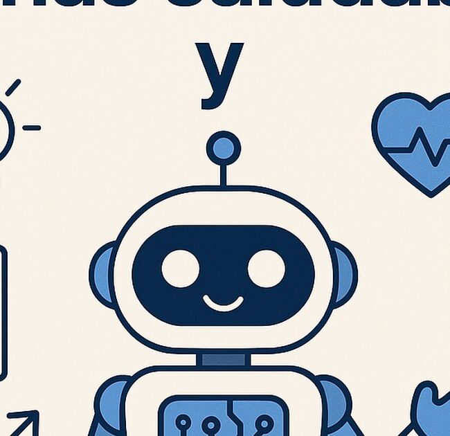 Ilustración de ia crear rutinas saludables mantenerlas con estilo tecnológico y limpio.