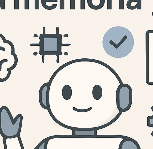 Ilustración de ia mejorar tu memoria concentración con estilo tecnológico y limpio.