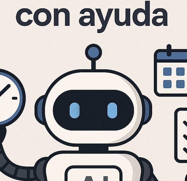 Ilustración de prepara eventos celebraciones ayuda ia con estilo tecnológico y limpio.