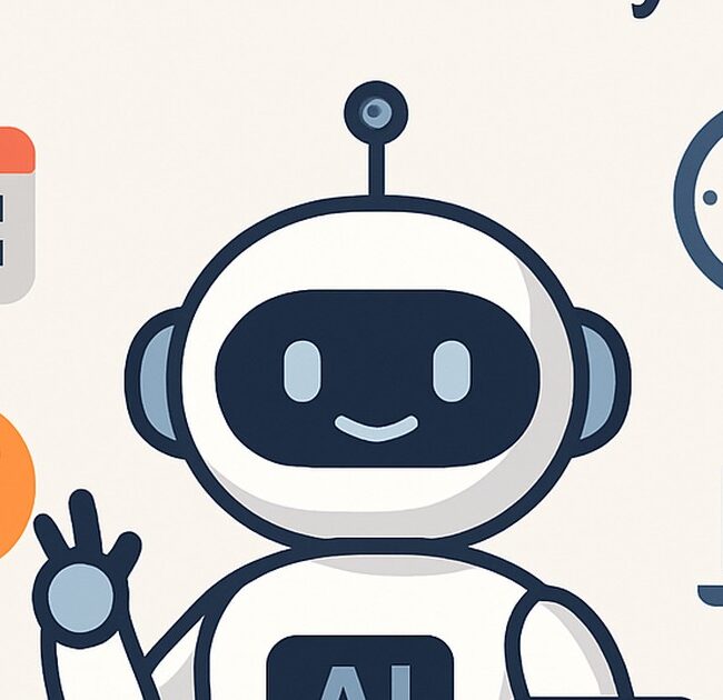 Ilustración de prepara tu semana familiar ayuda asistente ia con estilo tecnológico y limpio.