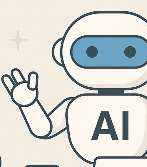 Ilustración de prompts crear contenido rápido si eres emprendedor con estilo tecnológico y limpio.