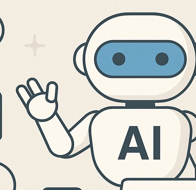 Ilustración de prompts crear contenido rápido si eres emprendedor con estilo tecnológico y limpio.