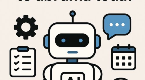 Ilustración de qué hacer si te abruma toda esta tecnología con estilo tecnológico y limpio.