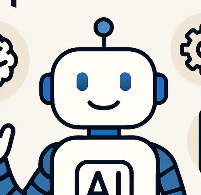 Ilustración de qué ia es mejor crear presentaciones comparativa práctica con estilo tecnológico y limpio.