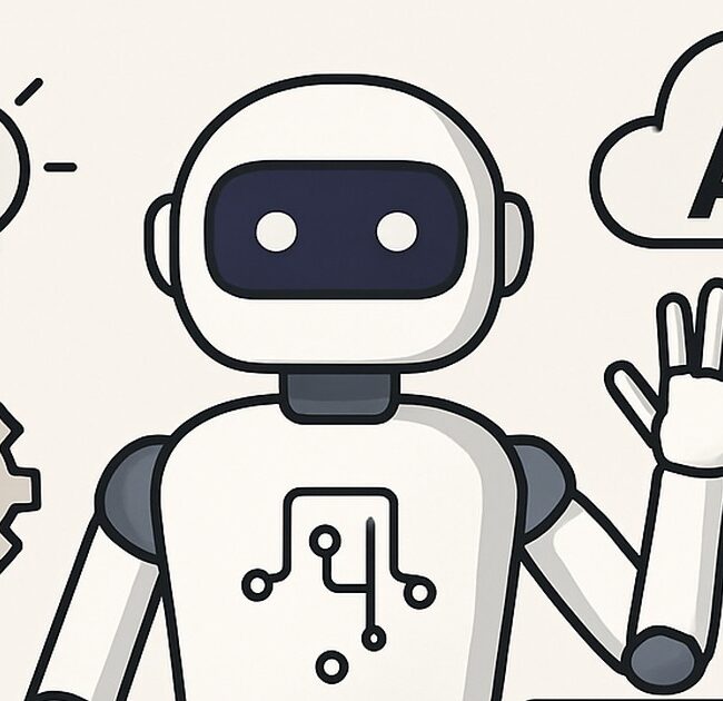 Ilustración de trucos usar ia si te cuesta organizarte con estilo tecnológico y limpio.